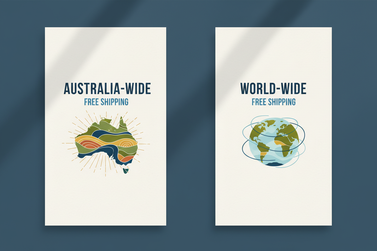 일러스트를 텐트로 하지말고 Australia-wide는 호주 땅모양을 넣고, world-wide 는 그거에 관련된 이미지로 다시 만들어서 두개가 서로 평행되게끔 배열해서 줘봐 