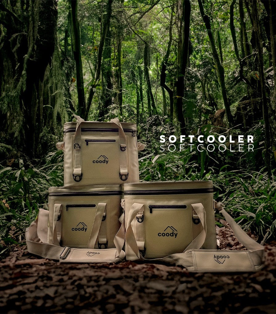 Coody SOFT COOLER BAG 20L High-density NRB Foam 30 Can