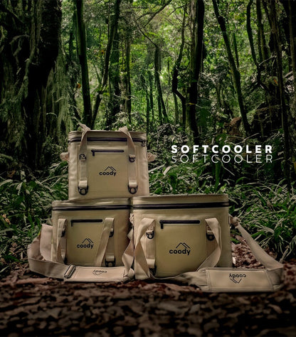Coody SOFT COOLER BAG 20L High-density NRB Foam 30 Can